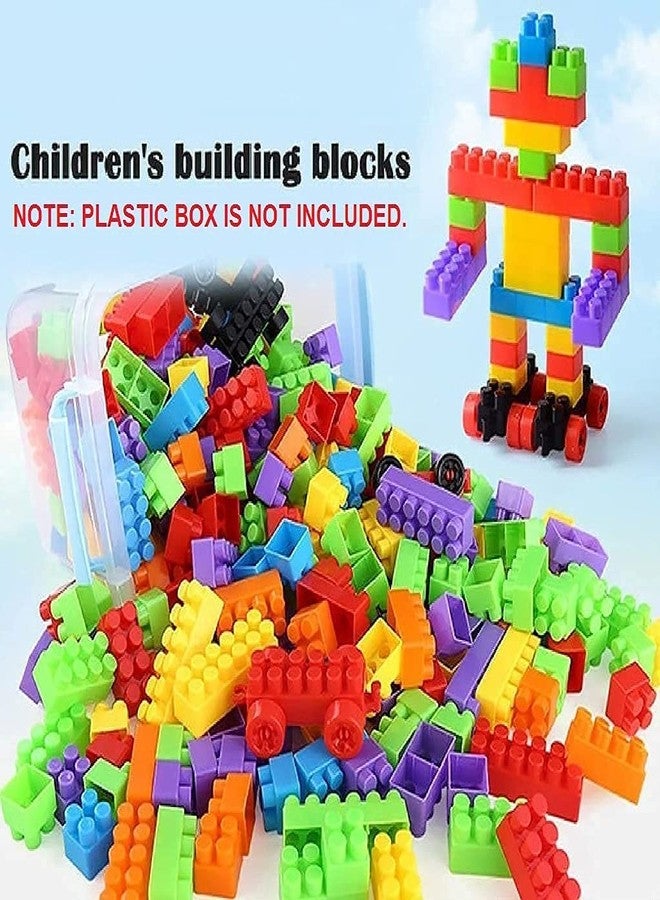 Brezzycloud 100pcs Smart Activity Fun and Learning Train Blocks for Kids, Multi Color Building Bricks and Blocks for Kids (100 Pcs Smart Learning Blocks) - Image 5